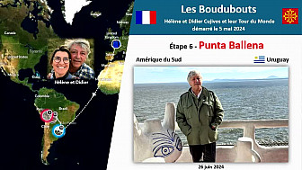 Acteurs-Locaux Paulhac 'Les Boudubouts' 6ème étape en URUGUAY - Premier spot à Punta Ballena